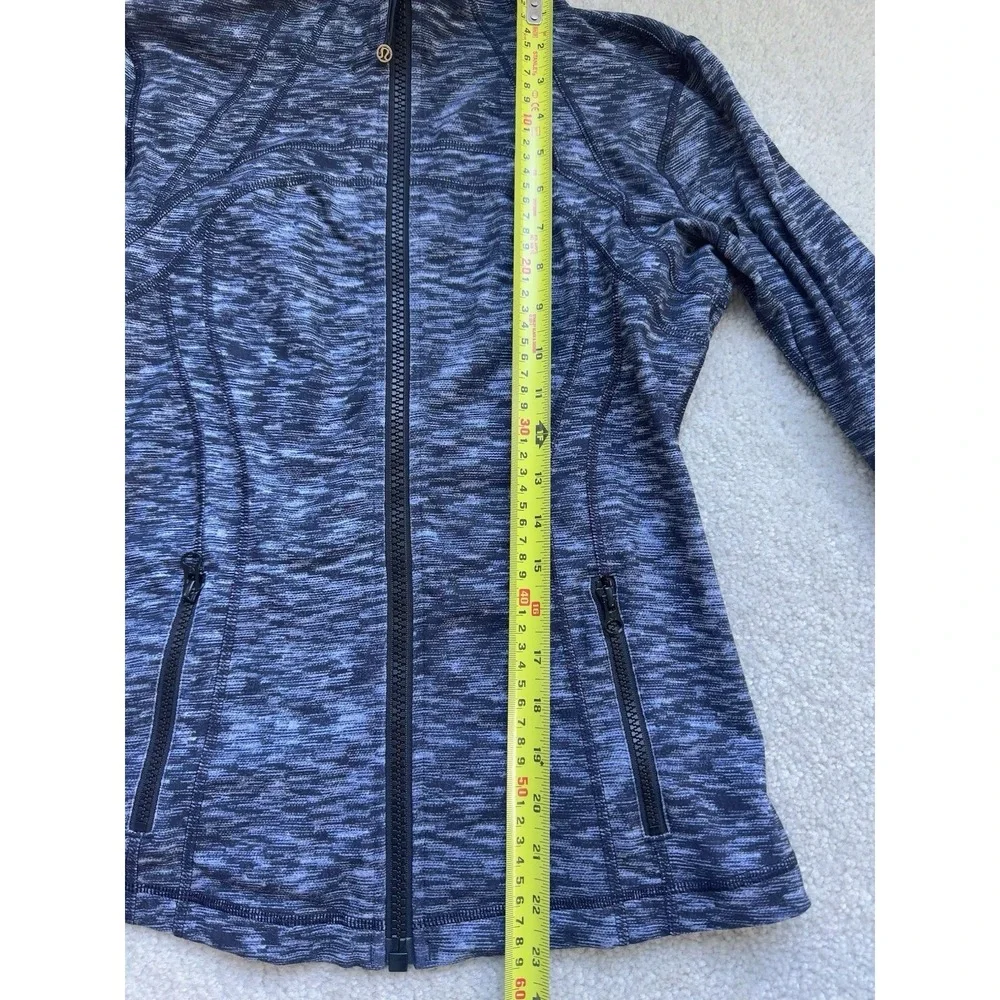 Lululemon Define Jacket Dramatic Static White Black